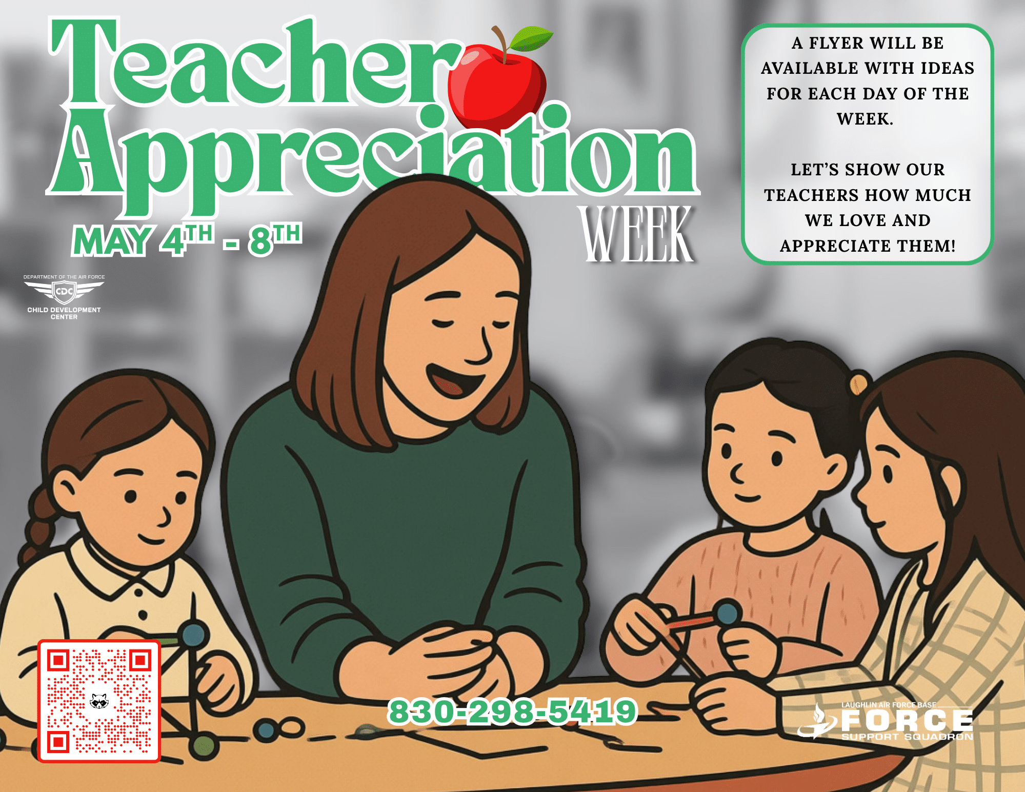 Laughlin AFB CDC Teacher Appreciation Week